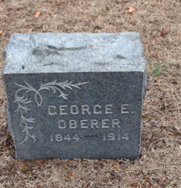 A Ceorce E Dberer Tombstone in Stone