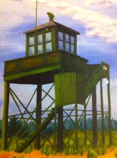 A Painting of a Observation Tower
