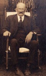 A Portrait Vintage Image of a Man Sitting Copy