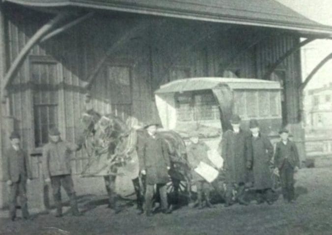 A Vintage Photograph of Albert Elliott Stage Line