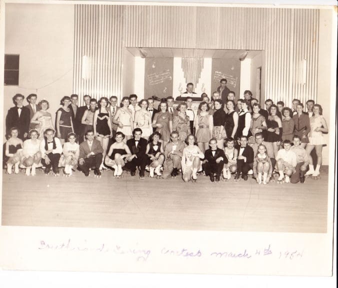 A Vintage Group Photo of a Group of Photo